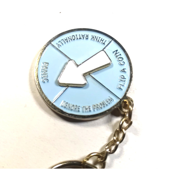 Kara Spinner Keychain Fun Humor Feelings - Picture 6 of 8